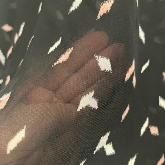 Maurices Black Floral Blouse - Picture 2 of 10